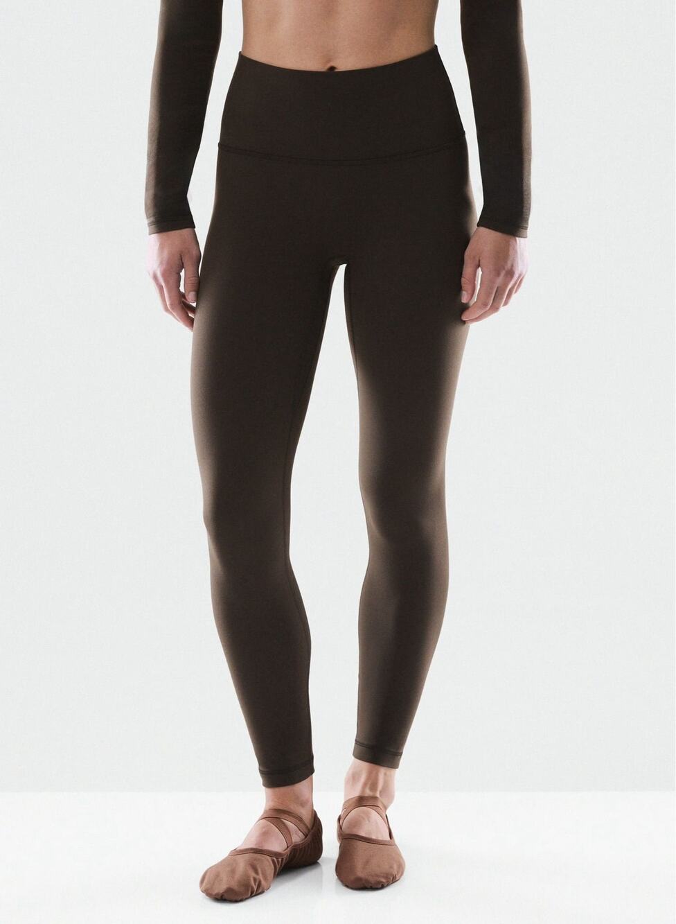 Aritzia TnAction Espresso Brown High Rise Leggings Size XL